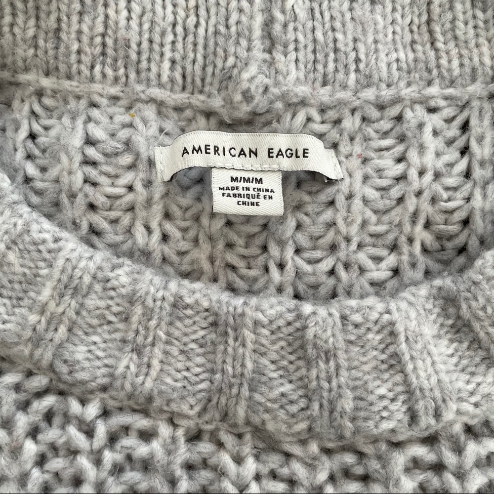 American Eagle Grey Sweater - Picture 7 of 7